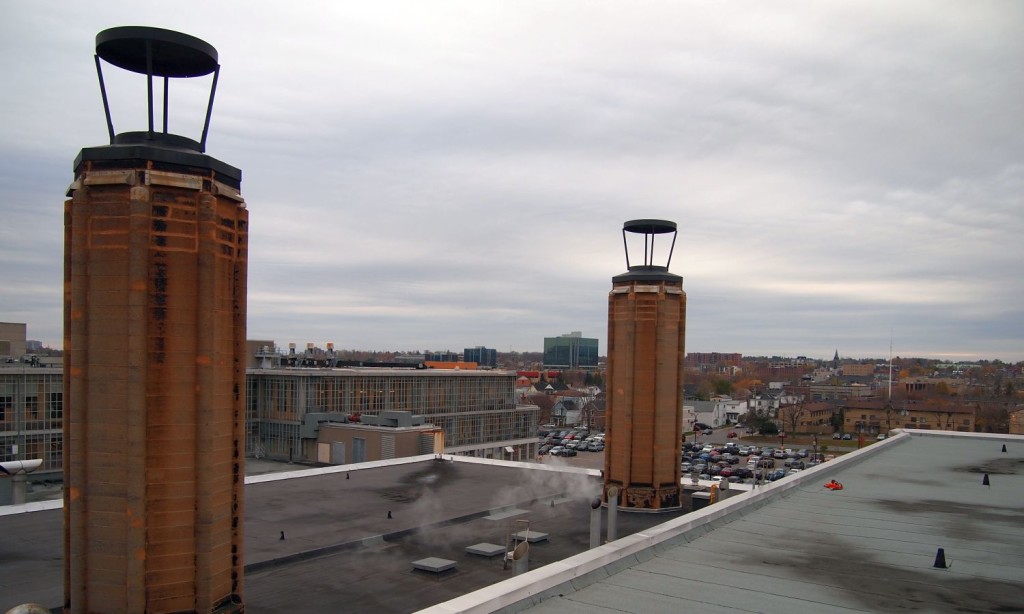 Roofscape looking southwest